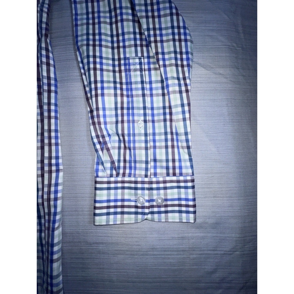 Duluth Trading Co Wrinkle Fighter Multicolor Plaid Button Up Shirt Mens SZ 2XLT - Picture 12 of 16